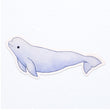 Load image into Gallery viewer, Beluga Whale Waterproof Vinyl Sticker