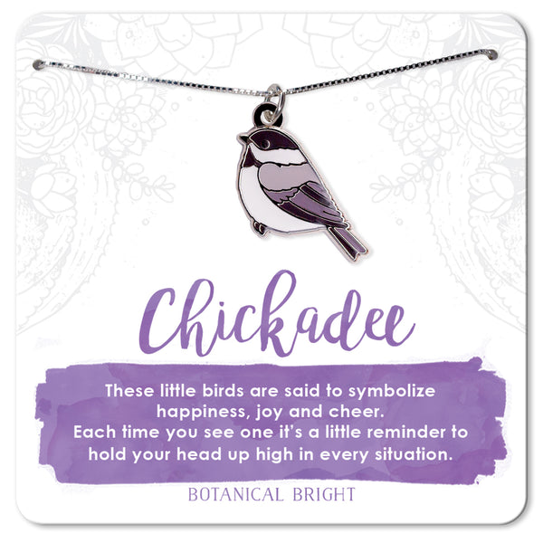 Chickadee Charm Necklace