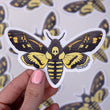 Load image into Gallery viewer, Death's-head Hawkmoth Waterproof Vinyl Sticker