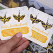 Load image into Gallery viewer, Death's-head Hawkmoth Earrings