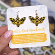 Load image into Gallery viewer, Death's-head Hawkmoth Earrings
