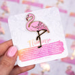 Load image into Gallery viewer, Flamingo Enamel Pin