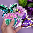 Load image into Gallery viewer, Mystery Grab Bags! 10 Water Resistant Stickers + 3 B-Grade Enamel Pins