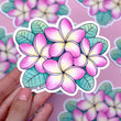 Load image into Gallery viewer, Plumeria Waterproof Vinyl Sticker
