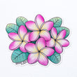 Load image into Gallery viewer, Plumeria Waterproof Vinyl Sticker