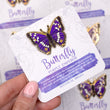 Load image into Gallery viewer, Purple Emperor Butterfly Enamel Pin