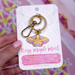Load image into Gallery viewer, Rosy Maple Enamel Keychain