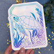 Load image into Gallery viewer, Sea Turtle Sun Catcher Rainbow Maker Window Sticker