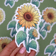 Load image into Gallery viewer, Sunflower Waterproof Vinyl Sticker