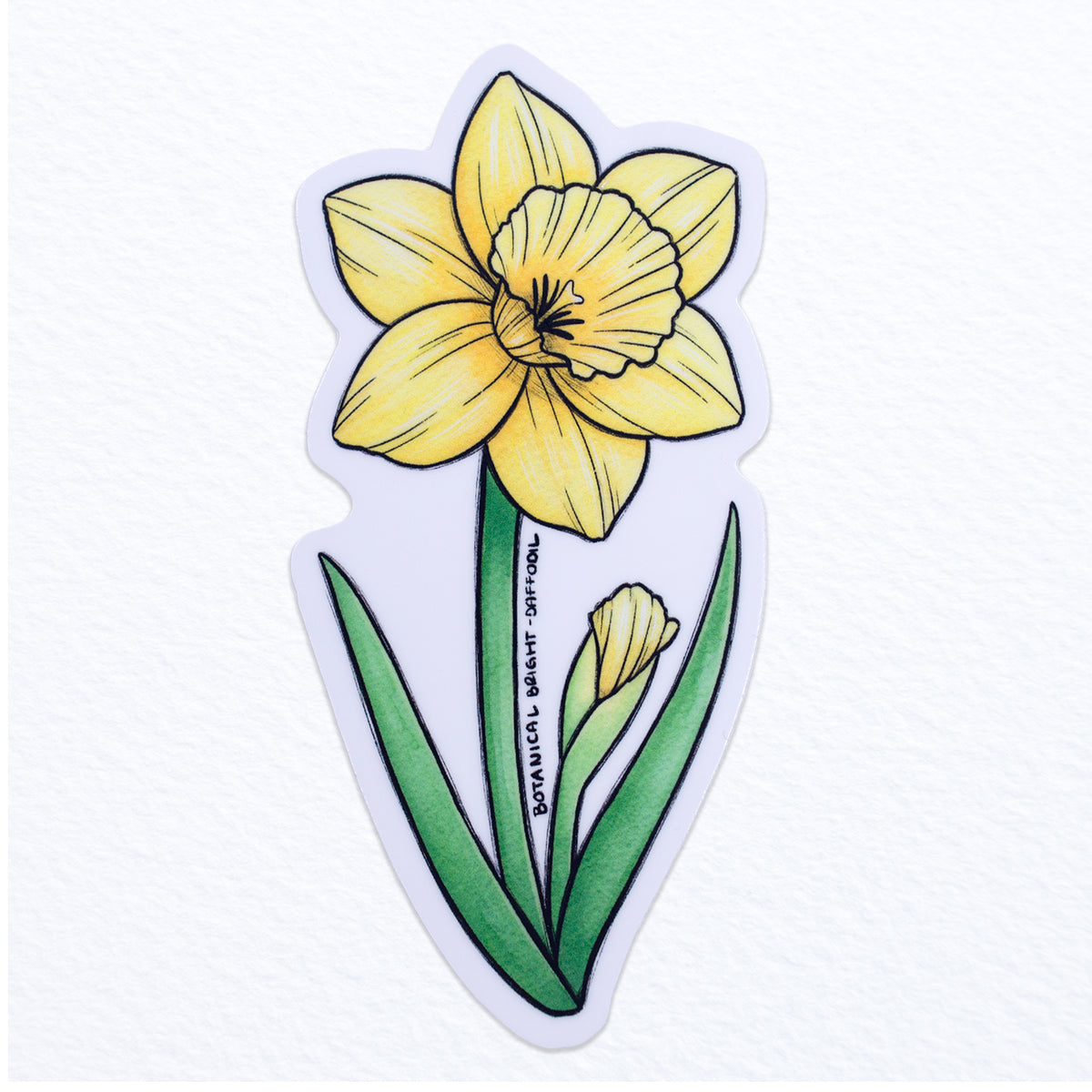 Rainbow Daffodil Flowers Keychain