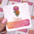 Load image into Gallery viewer, Zinnia Enamel Pin