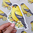Load image into Gallery viewer, Goldfinch Bird Waterproof Vinyl Sticker