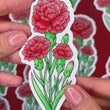 Load and play video in Gallery viewer, Carnation Waterproof Vinyl Sticker
