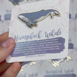 Load and play video in Gallery viewer, Humpback Whale Enamel Pin