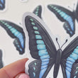 Load and play video in Gallery viewer, Bluebottle Butterfly Waterproof Vinyl Sticker