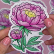 Load and play video in Gallery viewer, Peony Flower Waterproof Vinyl Sticker