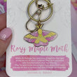 Load and play video in Gallery viewer, Rosy Maple Enamel Keychain