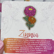Load and play video in Gallery viewer, Zinnia Enamel Pin