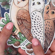 Load and play video in Gallery viewer, Snowy Owl Waterproof Sticker