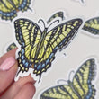 Load and play video in Gallery viewer, Swallowtail Butterfly Waterproof Vinyl Sticker