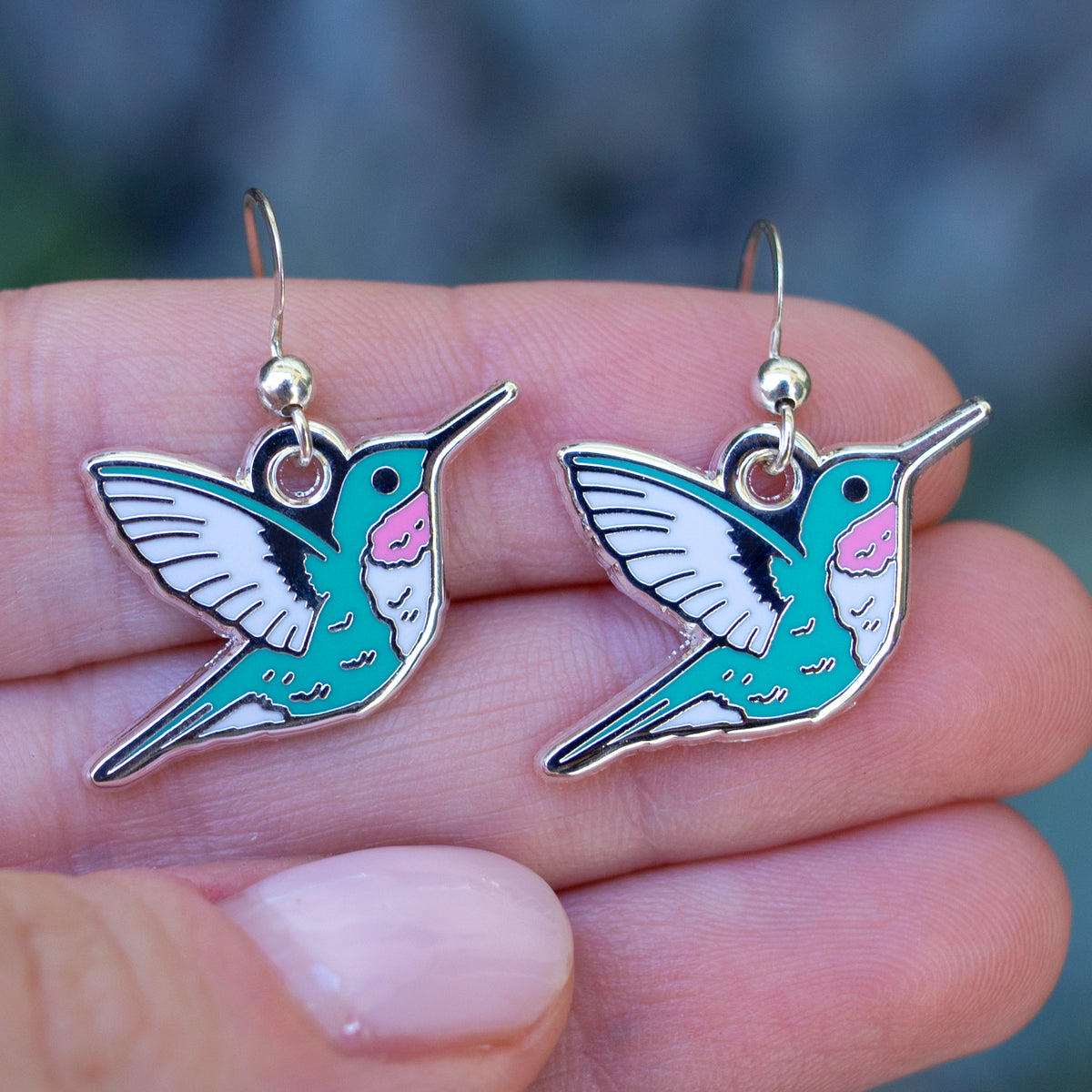 Mini Hummingbird Stud Earring