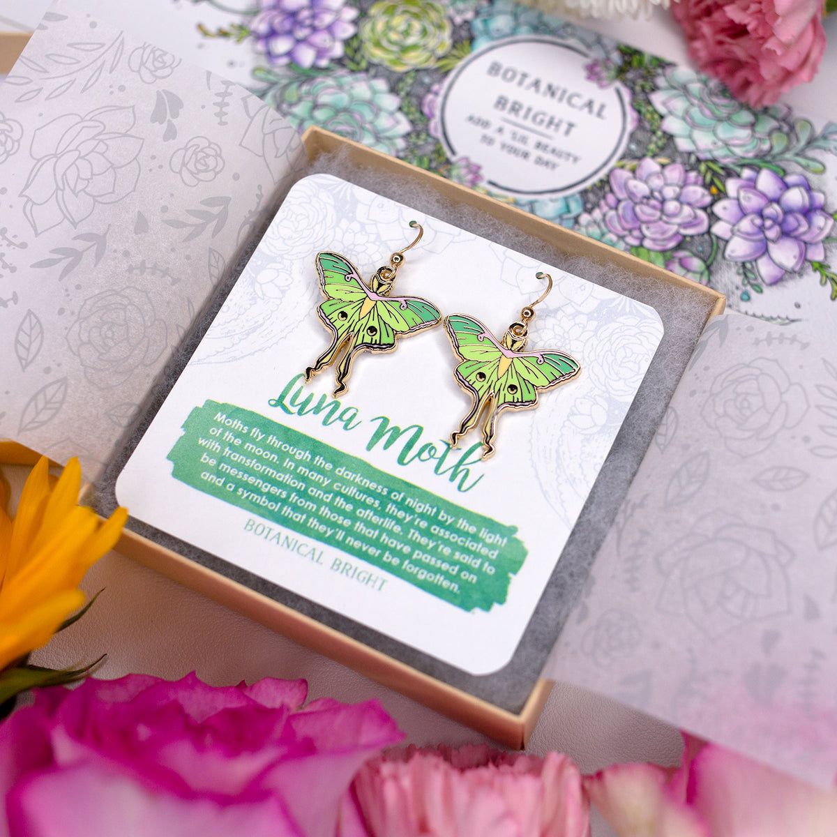 Luna Moth Dangle Earrings with Sun Moon Pattern Goth Moth Gifts for Women and Girls,$1.19,free returns&free ship,Zinc Alloy,Antique Silver,Temu