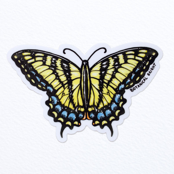 Swallowtail Butterfly Waterproof Vinyl Sticker