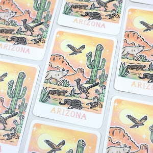 Arizona Wildlife Waterproof Vinyl Sticker