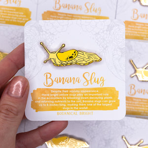 Banana Slug Enamel Pin