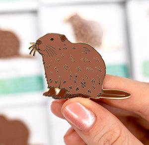 Beaver Enamel Pin