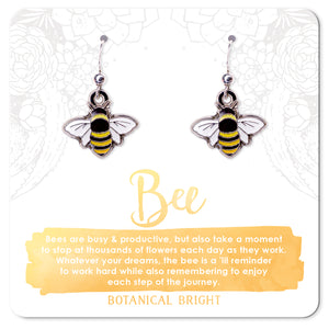 Bee Charm Earrings