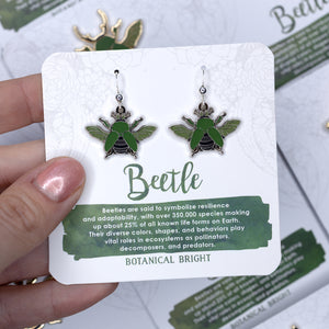 Beetle Earrings