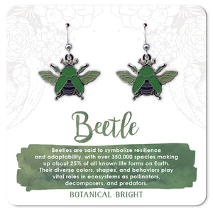 Beetle Earrings