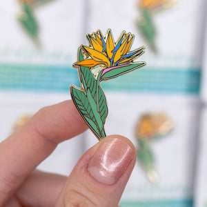 Bird of Paradise Enamel Pin