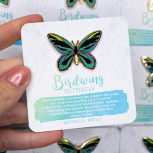 Birdwing Butterfly Enamel Pin