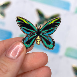 Birdwing Butterfly Enamel Pin