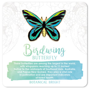 Birdwing Butterfly Enamel Pin