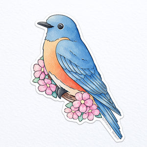 Bluebird Waterproof Vinyl Sticker