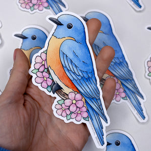 Bluebird Waterproof Vinyl Sticker