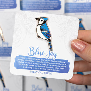 Blue Jay Enamel Pin
