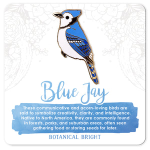 Blue Jay Enamel Pin
