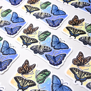 Butterfly Waterproof Vinyl Sticker