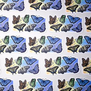 Butterfly Waterproof Vinyl Sticker