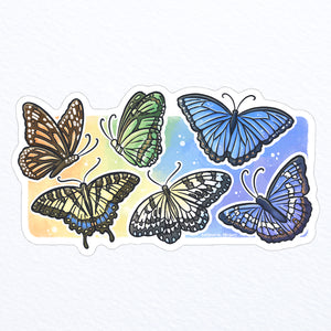 Butterfly Waterproof Vinyl Sticker