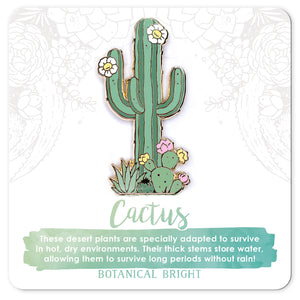 Cactus Enamel Pin