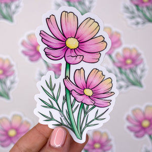 Cosmos Waterproof Vinyl Sticker