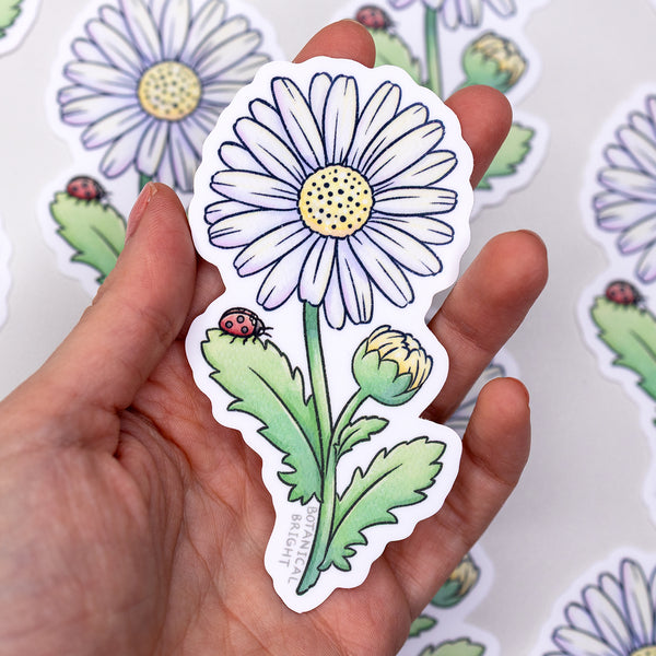 Daisy Vinyl Sticker