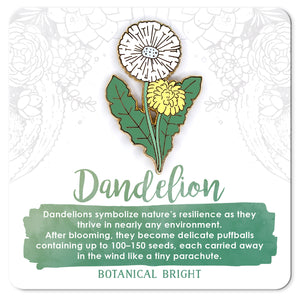 Dandelion Enamel Pin