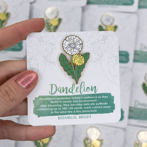 Dandelion Enamel Pin