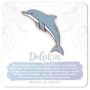 Dolphin Enamel Pin